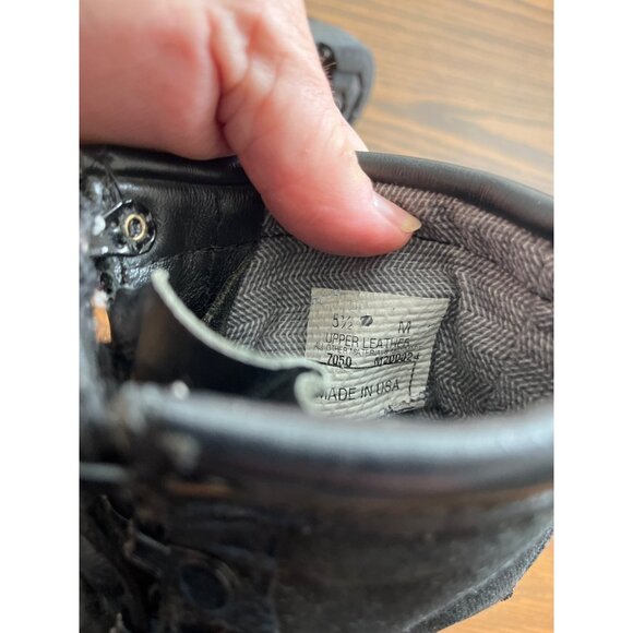 Matterhorn black lace up combat boots size 5.5 - Picture 8 of 9